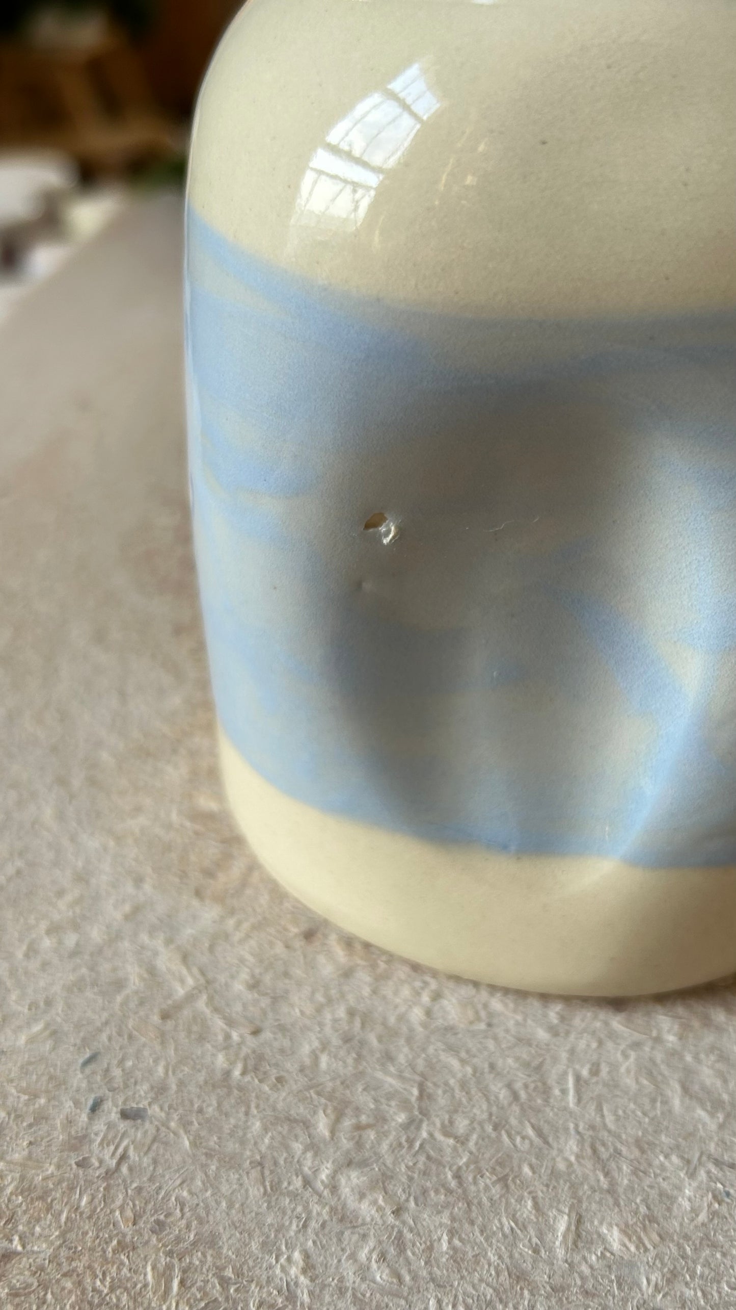 “milk” bedside carafe set (imperfect)