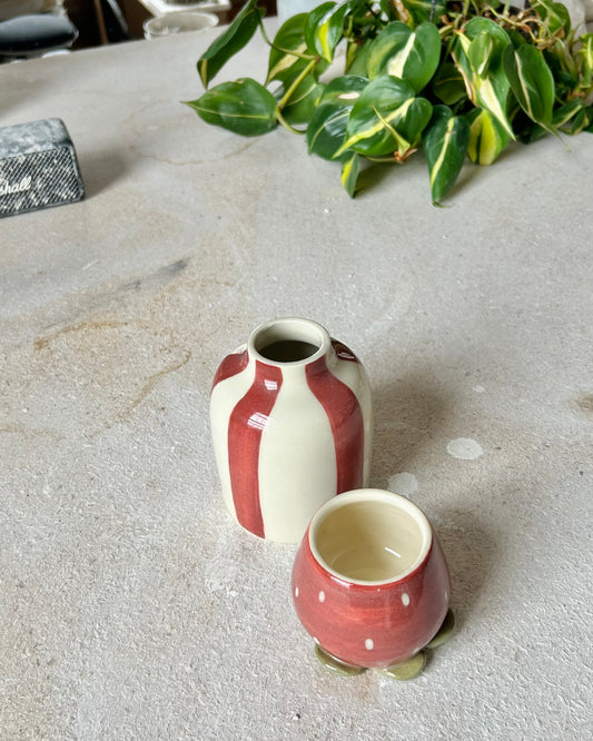 strawberry carafe set