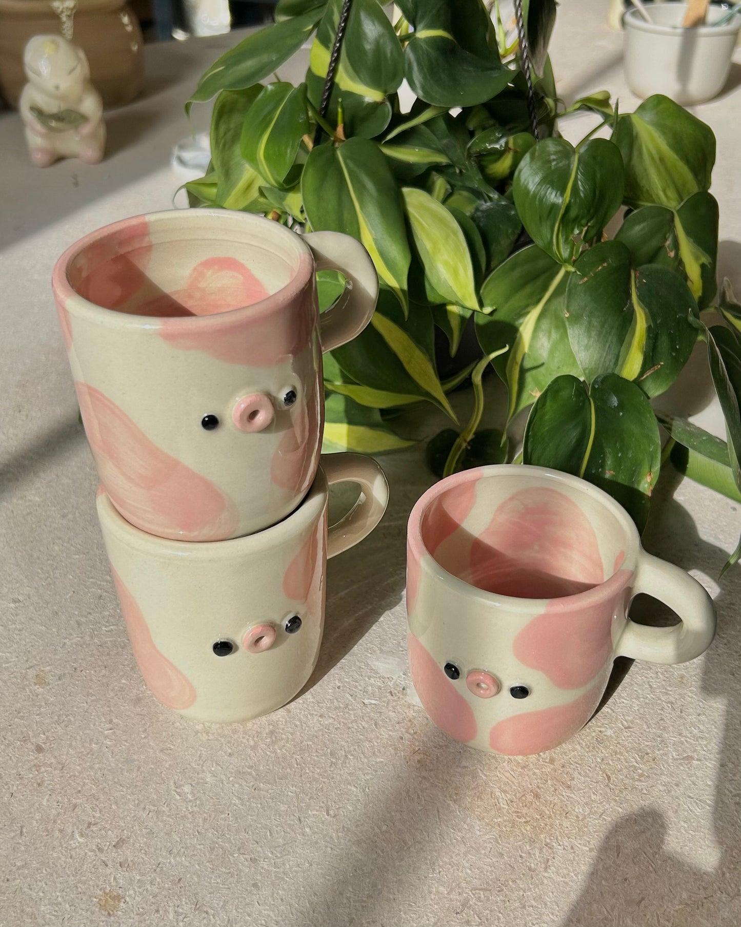 classic cow mugs