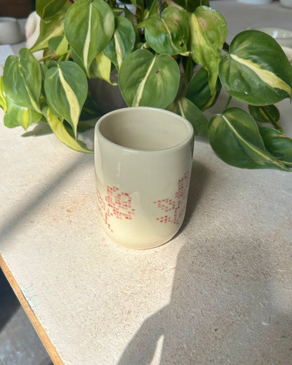 cross-stitch smoothie cups