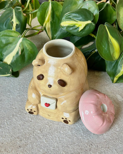Matte Love Letter Bear Tumbler