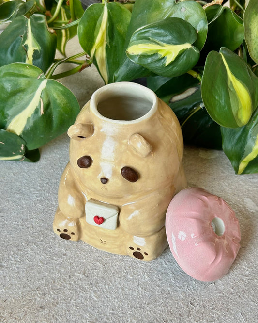 Matte Love Letter Bear Tumbler