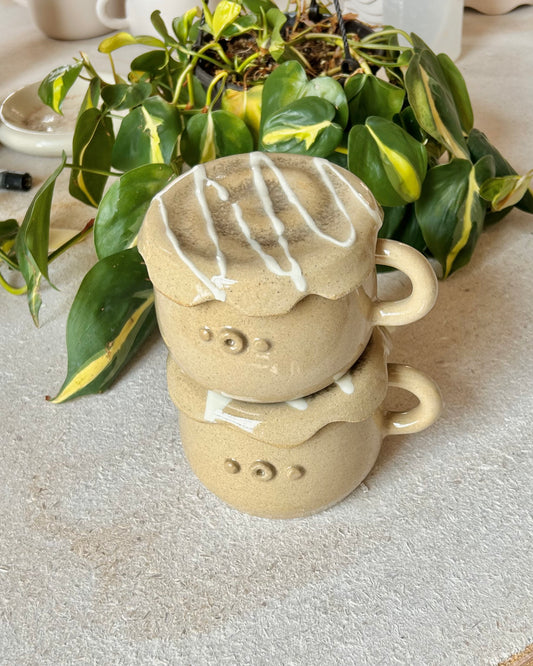 cinnamon bun mug + lid