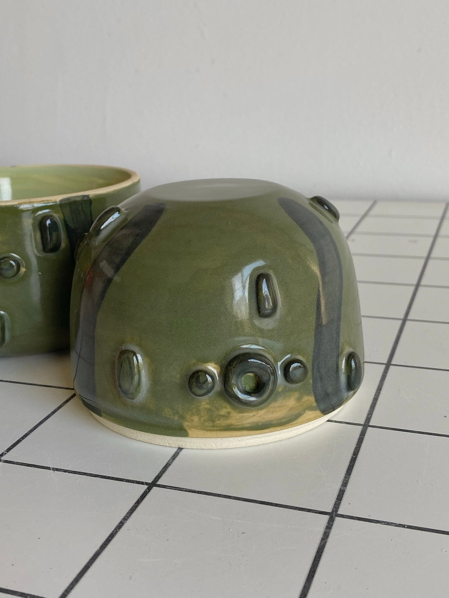 pickle jar + cup set (imperfect)