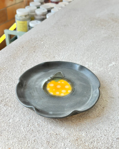 orange plate