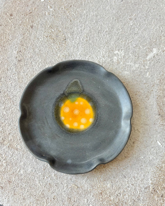 orange plate