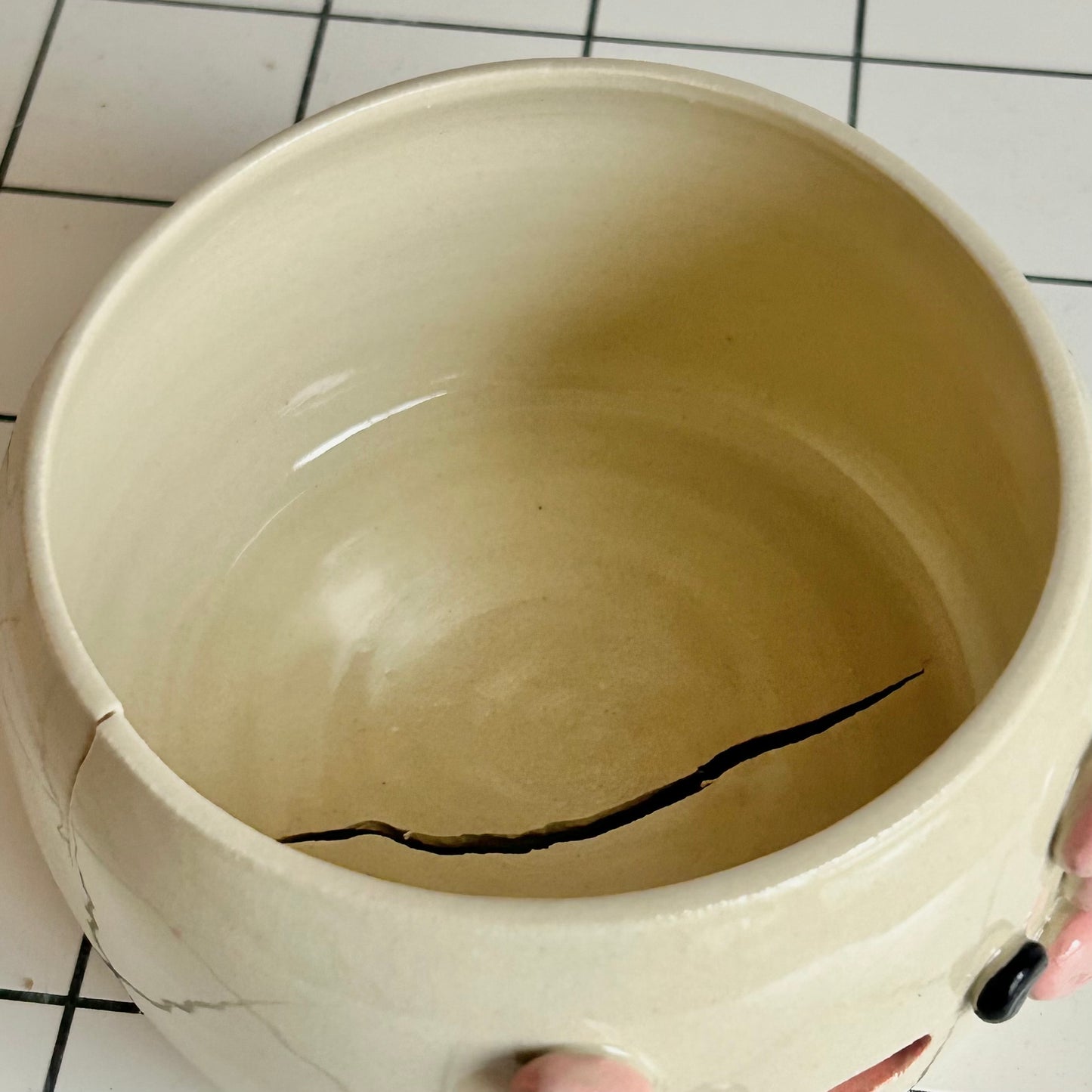 axolotl yarn bowl (imperfect)