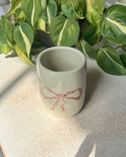 cross-stitch smoothie cups