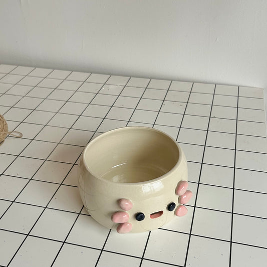 axolotl yarn bowl (imperfect)