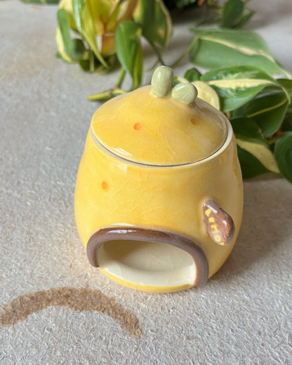 lemon candle jars (imperfect)