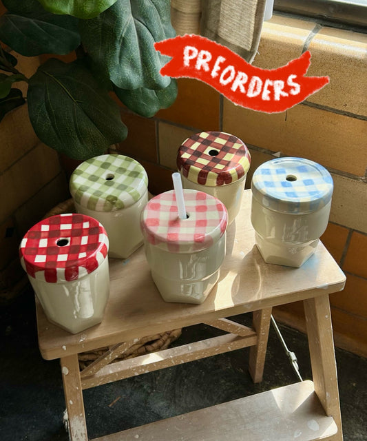 jam jar to-go cup preorder!