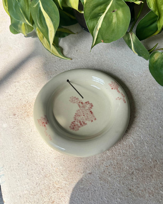 cross-stitch incense holder