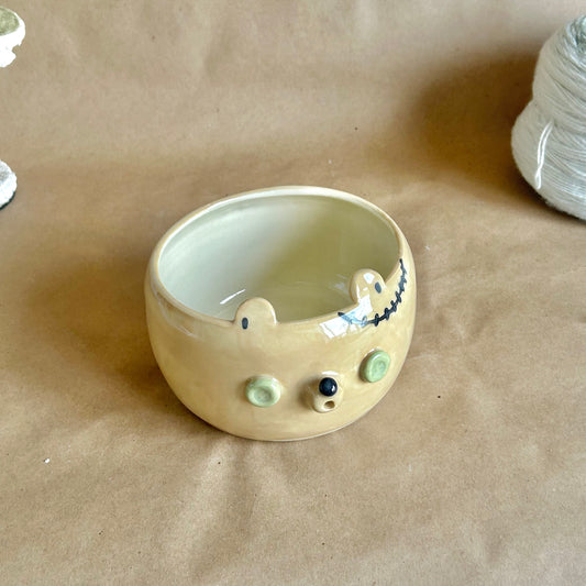 zombear yarn bowl (imperfect)