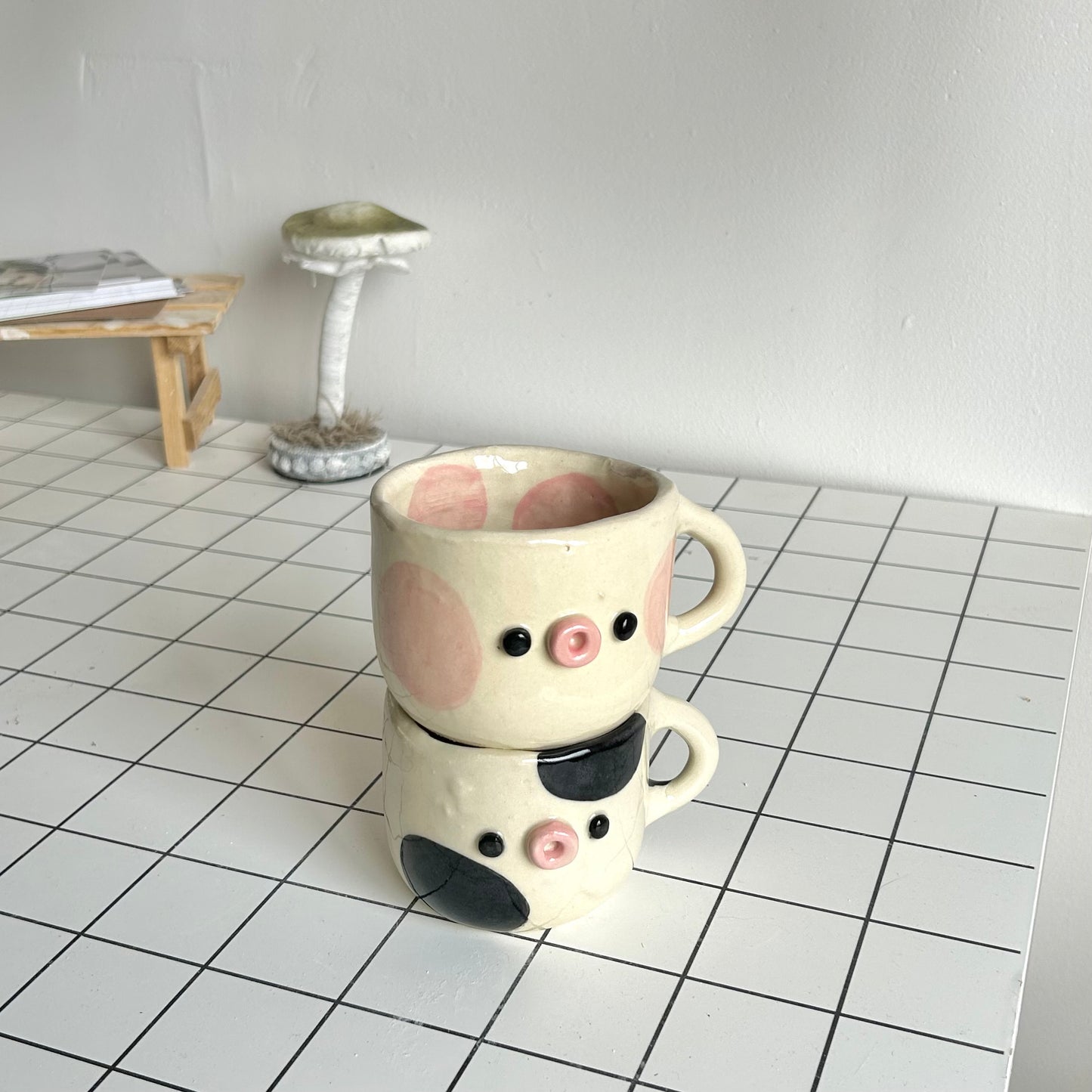 cow mugs (imperfections)