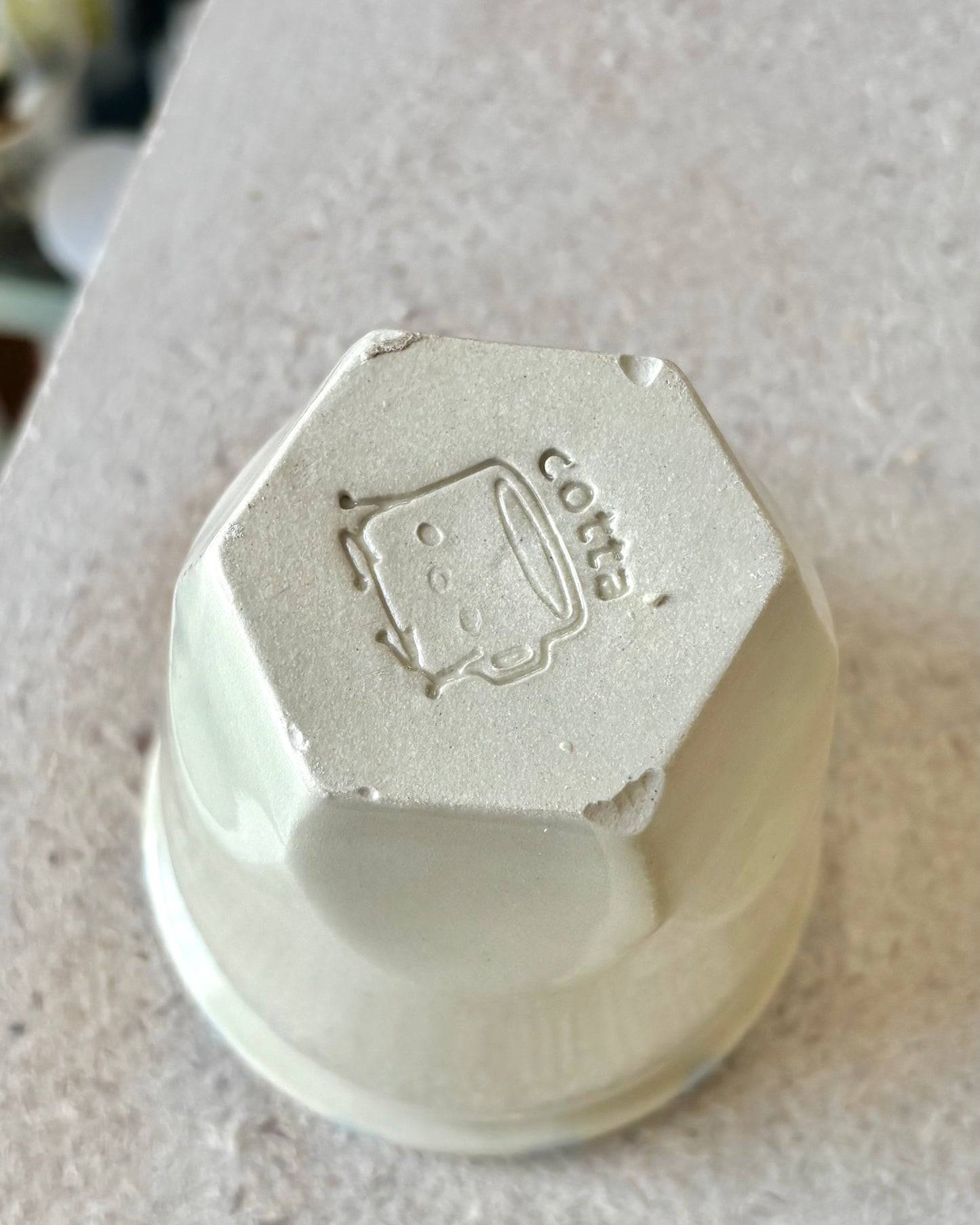 gingham to go cup (imperfect)
