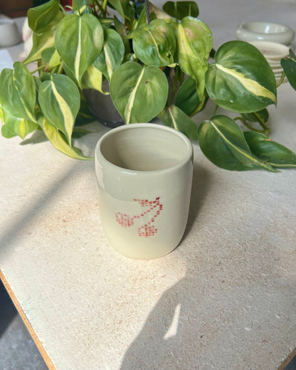 cross-stitch smoothie cups