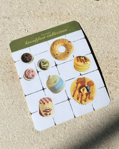 the ceramic breakfast sticker sheet