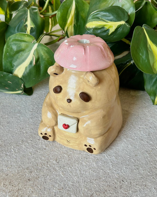 Matte Love Letter Bear Tumbler