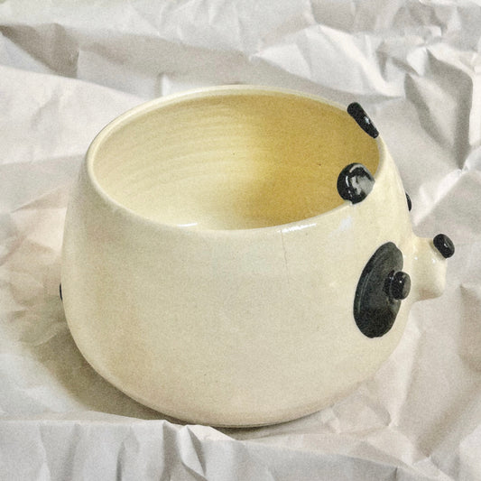 calico cat yarn bowl – cotta ceramics