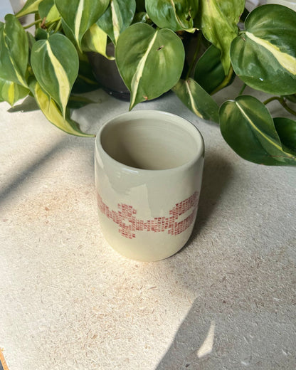 cross-stitch smoothie cups