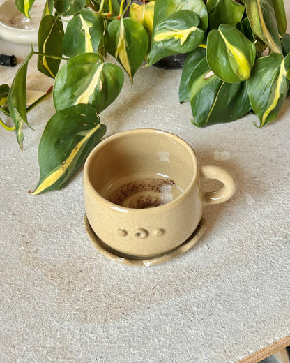 cinnamon bun mug + lid