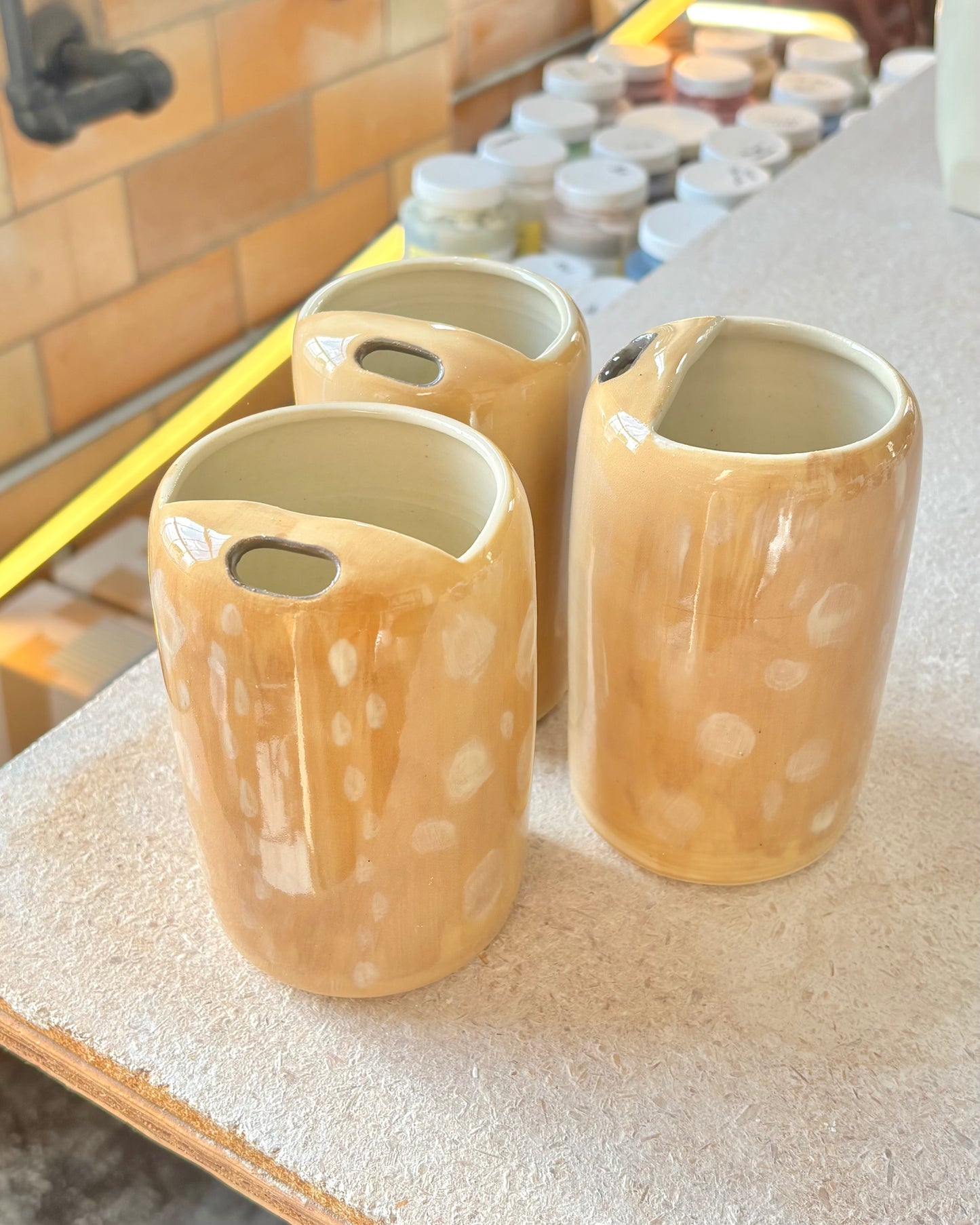 fawn fur to go cup (imperfect)