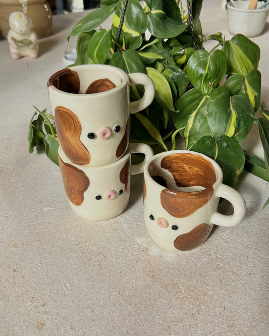 classic cow mugs