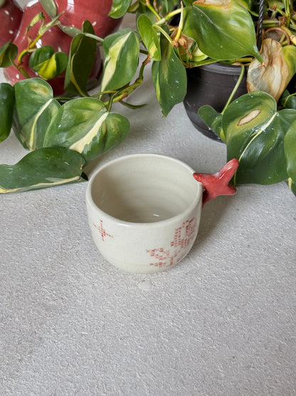 cross-stitch star mug