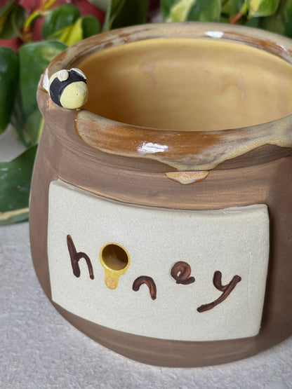honey pot yarn bowl